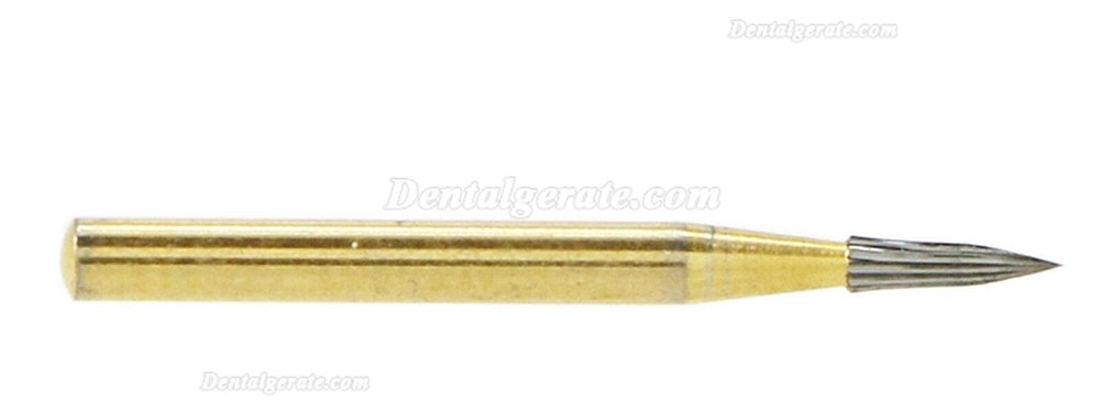 10 St&uuml;ck WaveDental Schmales konisches Ende TF 7902 Finiererbohrer Zahnmedizin Hartmetallfinierer Zahnbohrer